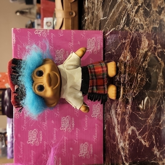 2 vintage Karaye and Scottland Troll dolls - Picture 3 of 6